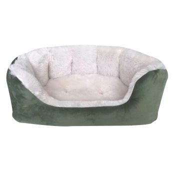 Soft fleece offwhite needle fur Dog Bed